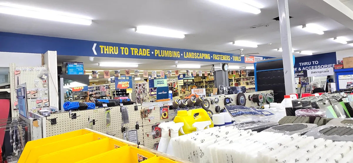 Store interior wide view
